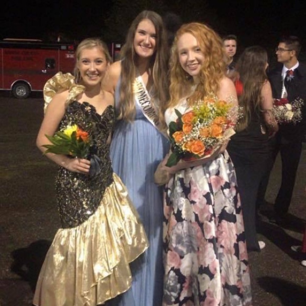 Long prom dress or homecoming court